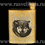 0028108 Златоуст Фляга "ВОЛК" в П/У