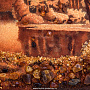 Картина янтарная "Осенний лес" 40х60 см, фотография 3. Интернет-магазин ЛАВКА ПОДАРКОВ