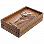 Домино в резной дубовой шкатулке "Волк", фотография 3. Интернет-магазин ЛАВКА ПОДАРКОВ