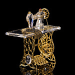 Скульптура из хрусталя "Швейная машина"