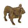 Бронзовая статуэтка собаки "Бульдог", фотография 3. Интернет-магазин ЛАВКА ПОДАРКОВ