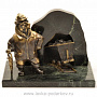 Скульптура "Медведь-шахтёр", фотография 1. Интернет-магазин ЛАВКА ПОДАРКОВ