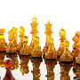 Шахматы-шашки янтарные "Амбассадор" 32х32 см, фотография 13. Интернет-магазин ЛАВКА ПОДАРКОВ