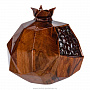Скульптура из дерева с янтарем "Гранат", фотография 5. Интернет-магазин ЛАВКА ПОДАРКОВ