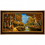 Картина янтарная "Пейзаж" 60х29 см, фотография 3. Интернет-магазин ЛАВКА ПОДАРКОВ