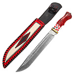 0069147 Оружие сувенирное НОЖ "КАВКАЗСКИЙ" дамаск, в шкатулке