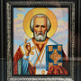 Икона "Николай Чудотворец" 29х26 см, фотография 3. Интернет-магазин ЛАВКА ПОДАРКОВ