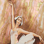 Картина с перламутром "Балерина", фотография 3. Интернет-магазин ЛАВКА ПОДАРКОВ