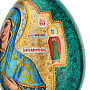 Деревянное пасхальное яйцо на подставке "Божья Матерь Иерусалимская. Вход в Иерусалим", фотография 5. Интернет-магазин ЛАВКА ПОДАРКОВ