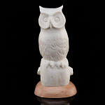 0021209 Кость. Скульптура "Филин" Авт. работа рог лося