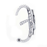 0071317/ДББКЭС516898 Бижутерия БРОШЬ БУКВА"Э" серебристая