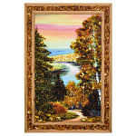 0065056-19*28см ПАННО настенной ПЕЙЗАЖ № 20 (янтарная крошка)