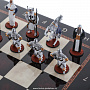 Шахматный ларец с оловянными фигурами "Ледовое побоище" 48х48 см, фотография 4. Интернет-магазин ЛАВКА ПОДАРКОВ
