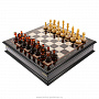 Шахматный ларец с янтарными фигурами 48х48 см, фотография 8. Интернет-магазин ЛАВКА ПОДАРКОВ