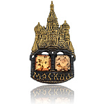 0045987/1120 Сувенир Магнит Храм Василия Блаженного Сувенир (коньячный)