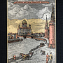 Офорт цветной "Москва. Вид на Храм Христа Спасителя" 42 х 55 см, фотография 1. Интернет-магазин ЛАВКА ПОДАРКОВ