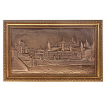 5499 Гальванопластика Плакетка "Виды Москвы" КР-05 35*38 см