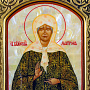 Икона "Матрона Московская" с перламутром 15 х 18 см, фотография 1. Интернет-магазин ЛАВКА ПОДАРКОВ