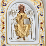 Настенная икона "Господь Вседержитель" 7х8,5 см, фотография 3. Интернет-магазин ЛАВКА ПОДАРКОВ