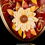 Панно янтарное "Цветы", фотография 3. Интернет-магазин ЛАВКА ПОДАРКОВ