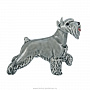 Фарфоровая статуэтка собаки "Цвергшнауцер", фотография 1. Интернет-магазин ЛАВКА ПОДАРКОВ