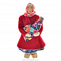 Фарфоровая кукла ручной работы "Баба в коротайке с ребёнком", фотография 1. Интернет-магазин ЛАВКА ПОДАРКОВ