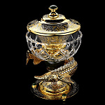 0030181 Златоуст ИКОРНИЦА под лёд (новая)  позолота, в П/У