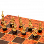 Шахматы деревянные "Крестоносцы и сарацины" с фигурами из олова, фотография 3. Интернет-магазин ЛАВКА ПОДАРКОВ