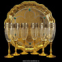 Питейный набор для шампанского на 6 персон. Златоуст, фотография 1. Интернет-магазин ЛАВКА ПОДАРКОВ
