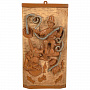 Деревянное резное панно "Балда и черт" 40х23 см, фотография 3. Интернет-магазин ЛАВКА ПОДАРКОВ