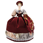 0013639 Кукла-Сувенир НА ЧАЙНИК "Купчиха. конец 19-нач. 20 в Россия" 