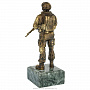 Бронзовая статуэтка "Солдат России", фотография 4. Интернет-магазин ЛАВКА ПОДАРКОВ