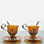 Набор подарочный "Царская династия" (2 чайных пары), фотография 1. Интернет-магазин ЛАВКА ПОДАРКОВ