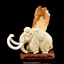 Статуэтка из рога лося "Мамонт", фотография 2. Интернет-магазин ЛАВКА ПОДАРКОВ