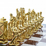 Шахматы из камня и бронзы "Нефтяники" 40х40 см, фотография 7. Интернет-магазин ЛАВКА ПОДАРКОВ