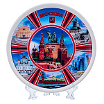 Тарелка сувенирная "Виды Москвы"