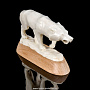Скульптура из кости "Волк", фотография 2. Интернет-магазин ЛАВКА ПОДАРКОВ