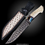 Нож сувенирный с рукоятью из кости, фотография 1. Интернет-магазин ЛАВКА ПОДАРКОВ