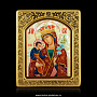 Икона "Божия Матерь Неувядаемый Цвет" с перламутром, фотография 1. Интернет-магазин ЛАВКА ПОДАРКОВ