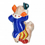 Керамическая статуэтка "Клоун на свинье", фотография 4. Интернет-магазин ЛАВКА ПОДАРКОВ