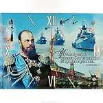 0021883 ЧАСЫ-ПАННО "Александр III"28*38см  в ПУ 