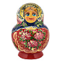Матрешка "Цветы" 10 мест, фотография 2. Интернет-магазин ЛАВКА ПОДАРКОВ