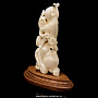 Скульптура "Осьминоги" (клык моржа), фотография 2. Интернет-магазин ЛАВКА ПОДАРКОВ