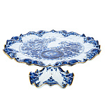 0018850/зол Гжель Пироженица в золоте Авт. Алехин С.С.