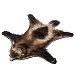 Ковер из шкуры росомахи