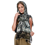 500047 Сувенирный шарф "Вулканический агат" 80*180, 70% шерсть 30% модал МД Нины Ручкиной