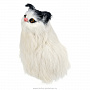 Игрушка из меха "Белая пушистая кошка", фотография 3. Интернет-магазин ЛАВКА ПОДАРКОВ