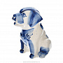 Фарфоровая статуэтка "Собака барбос". Гжель, фотография 3. Интернет-магазин ЛАВКА ПОДАРКОВ