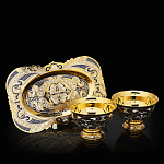 Питейный набор на 2 персоны "Восток". Златоуст