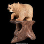 Скульптура "Медведь с рыбой', фотография 2. Интернет-магазин ЛАВКА ПОДАРКОВ